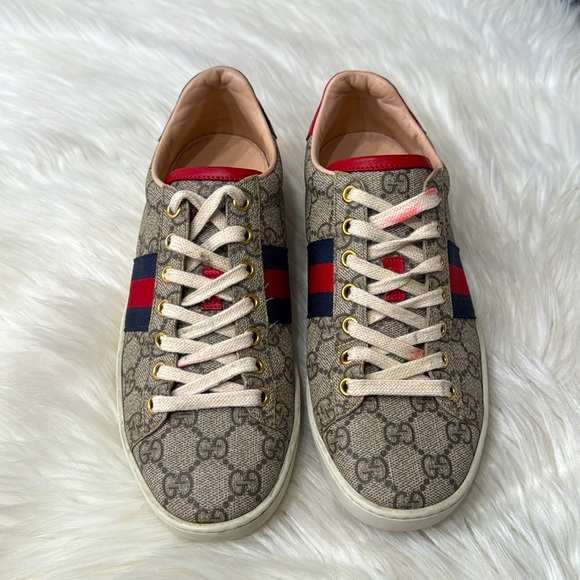 GUCCI Ace GG Monogram Sneakers - Picture 3 of 16